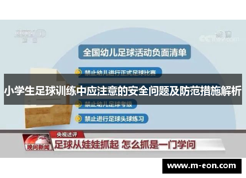 小学生足球训练中应注意的安全问题及防范措施解析